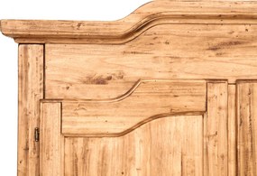 Dulap, L127 59 H204 cm, natur antic, lemn masiv