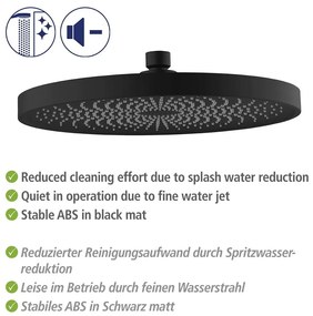 Cap de duș ø 26 cm Soft Water – Wenko