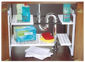 Organizator de pus sub chiuvetă Addis, alb