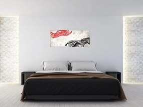 Tablou - Zebre (120x50 cm)