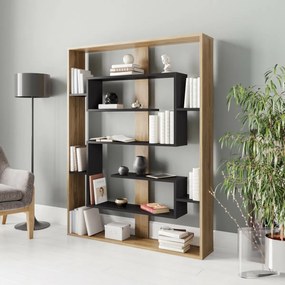 Bibliotecă Esteban Oak and Black