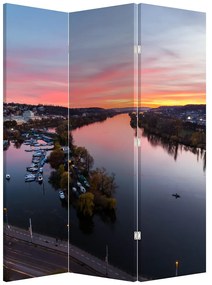 Paravan - Praga nocturnă (126x170 cm)