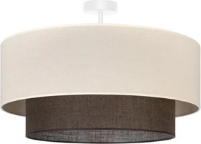 Brilagi - Plafonieră LED BOHO STYLE, 3x E27, 15W, 230V, Ø 60 cm, crem/maro