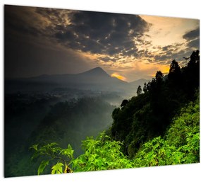 Tablou - peisaj montan verde (70x50 cm), în 40 de alte dimensiuni noi