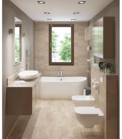 Corp de iluminat LED încastrat pentru baie BONO LED/8W/230V 3000K IP65 crom