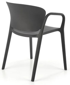 Scaun de bucaterie Layne, negru