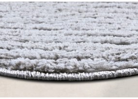 Covor gri deschis rotund ø 200 cm Panglao New York Light Grey – Elle Decoration