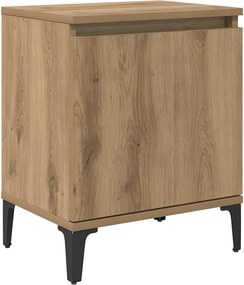 vidaXL Dulap de noapte Stejar Artizanal 40 x 30 x 50 cm Lemn compozit