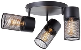 Brilliant - Spot reglabil KAMOLO 3xE27/40W/230V negru