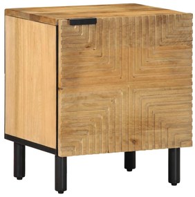 vidaXL Noptiera maro 40x33x46 cm lemn masiv de mango