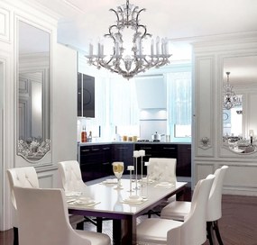 Candelabru Cristal Bohemia Exclusive 6 brate MARIE ANTOINETTA 01-CH