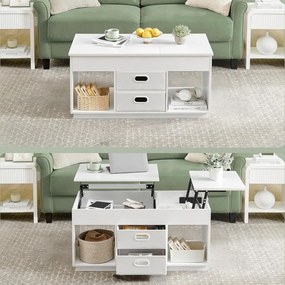 Măsuță de conferință E1021 WT, albă