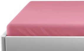 Cearsaf impermeabil JERSEY 80x160 cm roz