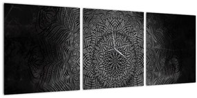 Tablou -Mandala mistică (cu ceas) (90x30 cm)