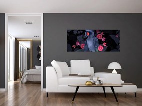 Tablou - Păpădia între flori (120x50 cm)
