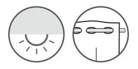 Perdea albă 135x45 cm Lavender – Sehlbach