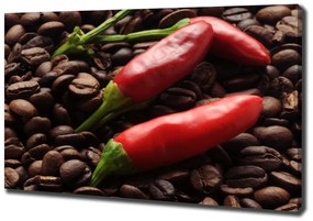 Tablou pe pânză canvas Chilli și cafea