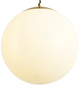 Lampă suspendată scandinavă din sticlă opal 40 cm - Ball 40
