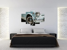 Tablou - mașina retro Fiat (150x105 cm)