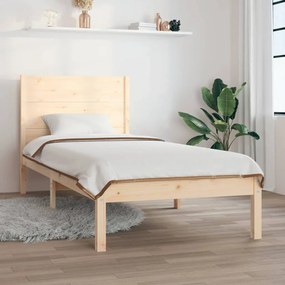 3104118 vidaXL Cadru de pat single, 90x190 cm, lemn masiv