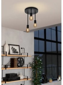 Eglo 43126 - Lustră pe tijă WILMCOTE 3xE27/60W/230V