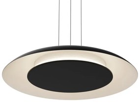 Lustră LED suspendată pe cablu PIATTINO, 30 W, 230 V, 2700/3200/4000 K, Ø 40 cm, negru