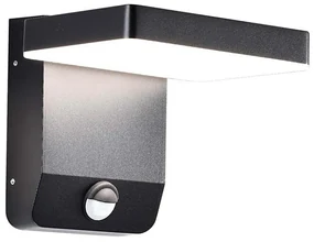 LED Aplica exterior cu senzor LED/17W/230V 4000K negru