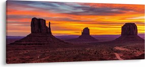 Tablou - Monumentul Valley în Arizona (120x50 cm)