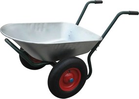 vidaXL Roabă Argintiu