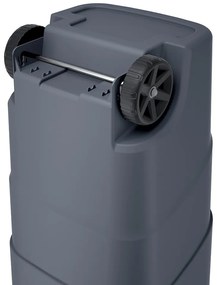 Container de gradina cu roti rezistente, 110 l, antracit