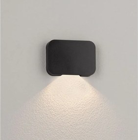 Spot aplicat lumina LED ambientala IP65 SENDO negru