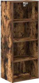 vidaXL Dulap suspendat Stejar fumuriu 40 x 29,5 x 100 cm Lemn compozit