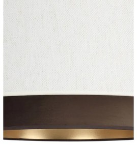 Plafonieră NATIA 1xE27/60W/230V alb/maro