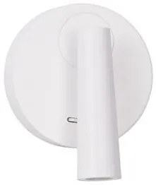Aplica cu Spot LED directionabil stil minimalist TICO alba, NVL-9695146