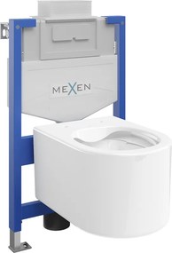 Mexen Sofia set încastrat WC cadru Fenix XS-U cu vas WC, alb lucios - 6853354XX00