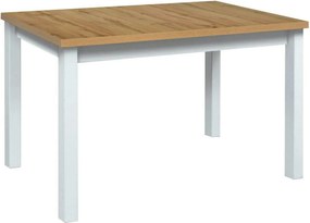 Masa extensibila MAX 5, stejar wotan/alb, PAL/lemn de fag, 120/150x80x