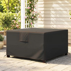 Outsunny Husă de protecție pentru mobilier de grădină rezistentă la iarnă, impermeabilă, anti-UV, material Oxford 420D 125x125x74cm Negru | Aosom Romania