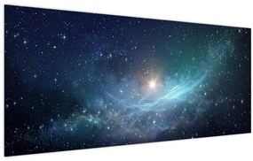 Tablou - Stele și nebuloase (120x50 cm)