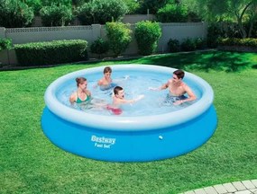 Piscină mare cu margine gonflabilă pentru grădină, fără filtrare 366 x 76 cm