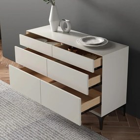 Comodă pentru dormitor alb în stilul minimalist DEPRIMO 31606 by Deprimo