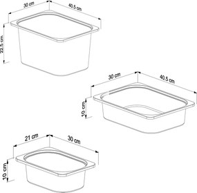 Dulap multifunctional, Hanah Home, Rine 2D4K8U, 69.5x109x30 cm, Alb/Roz