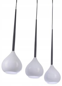 Lustra moderna Aga 3 WH/BK