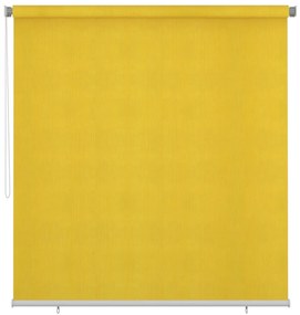 Jaluzea tip rulou de exterior, 220x230 cm, galben Galben, 220 x 230 cm