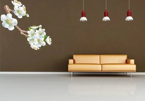 Autocolant de perete pentru interior ramură de flori de cireș de interior 80 x 160 cm