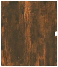 Dulap chiuveta, stejar fumuriu, 60x38,5x45 cm, lemn prelucrat Stejar afumat, Dulap pentru chiuveta, 1