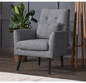 Set Canapea Extensibilă si Fotoliu Aria - S, Gri Inchis