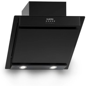 Zola 60, hotă de aburi, spatiu liber deasupra capului, 60 cm, 190 W, 610 m³ / h, LED, neagră