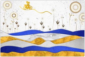 Tablou - Munții aurii (90x60 cm)