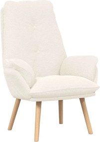 vidaXL fotoliu Crem 69 x 74 x 93 cm Țesătura Sherpa