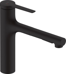 Hansgrohe Zesis M33 baterie bucătărie pe picior negru 74823670